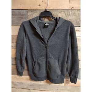 Southpole Medium (M) Women's Dark Gray Full Zip Hoodie / Sweatshirt - Polyester
